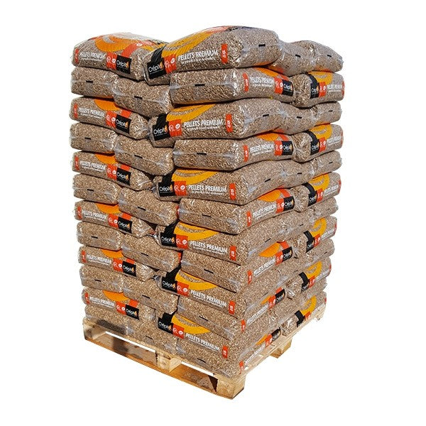 Crépito Holzpellet-Palette, 72 Säcke à 15 kg