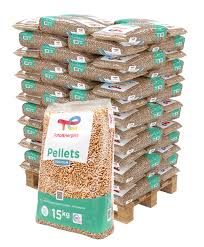 Total Energies Holzpelletpalette, 66 Säcke à 15 kg