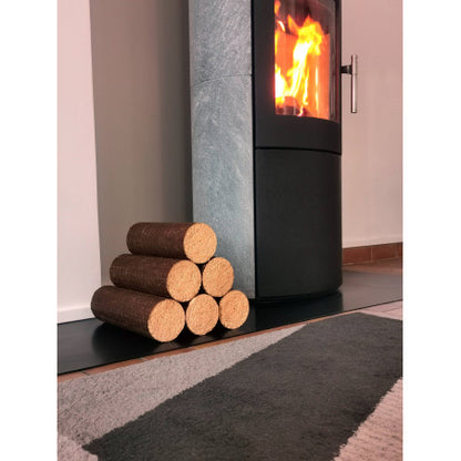 Komprimierte Baumstämme, 100 % Buche – 1040 kg Palette