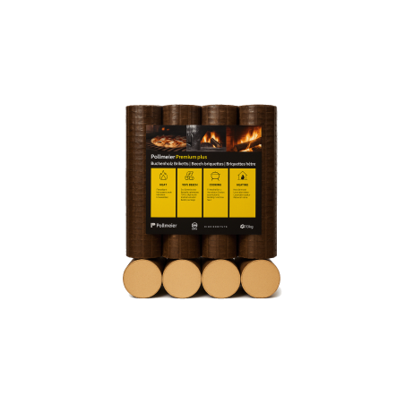 Premium-Briketts aus 100 % Buchenholz - 960 kg (96 Säcke à 10 kg)