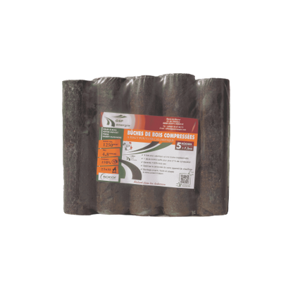 Langlebige, gepresste Holzscheite – 1008 kg Palette